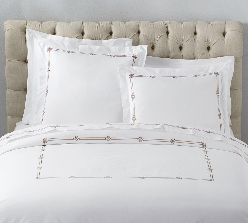 Luxury Embroidered Emilia Duvet set - The Linen House