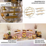 3 Tier Gold Cupcake Stand - The Linen House
