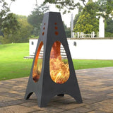 Pyramid Oval II Fire Pit Fire Bucket - The Linen House