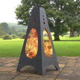 Pyramid Oval II Fire Pit Fire Bucket - The Linen House