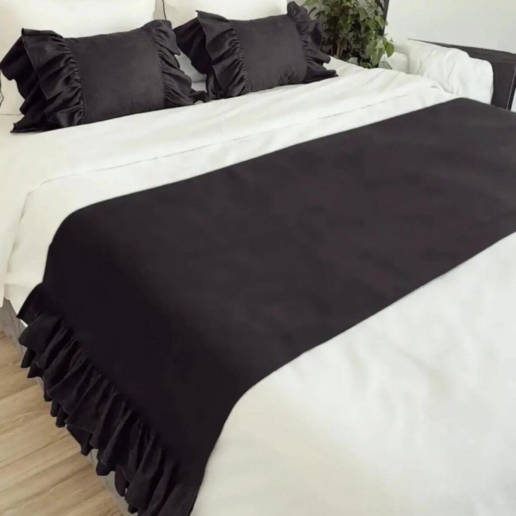 Ruffle Bed Runner - The Linen House