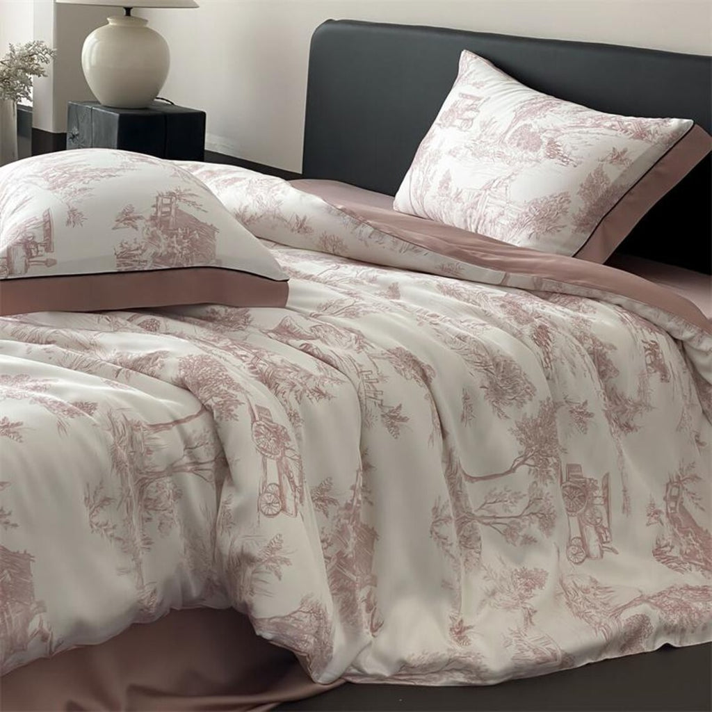Flourish Printed Bedding Duvet Set