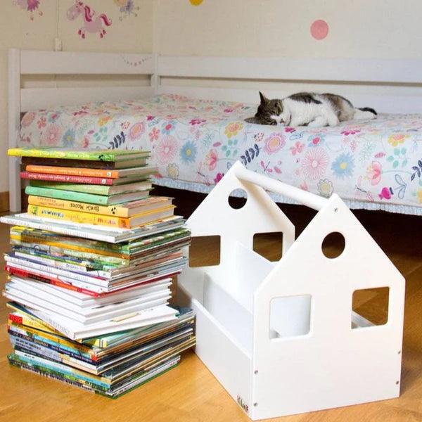 FLI-SAT Kids Bedroom Bookcase House - The Linen House