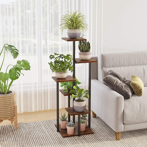 MDF Sheet & Metal Plant Stand - The Linen House