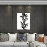 Abstract Butterfly Metal Wall Decor - The Linen House