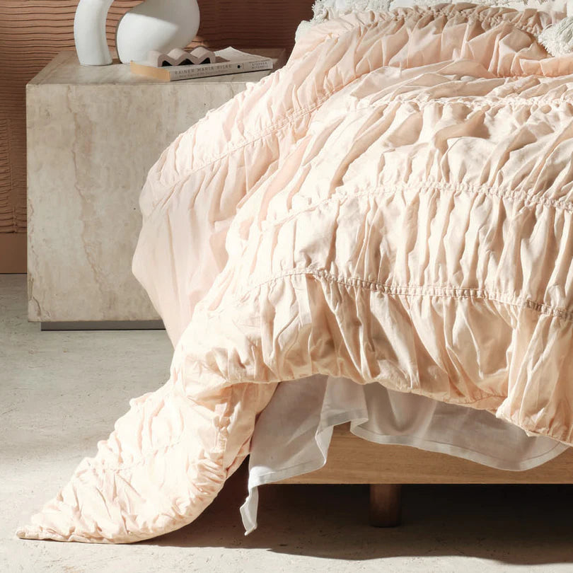 Layla Ruffle Quilt Cover Set