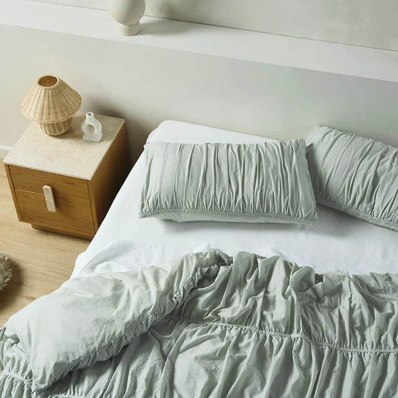 Layla Ruffle Quilt Cover Set