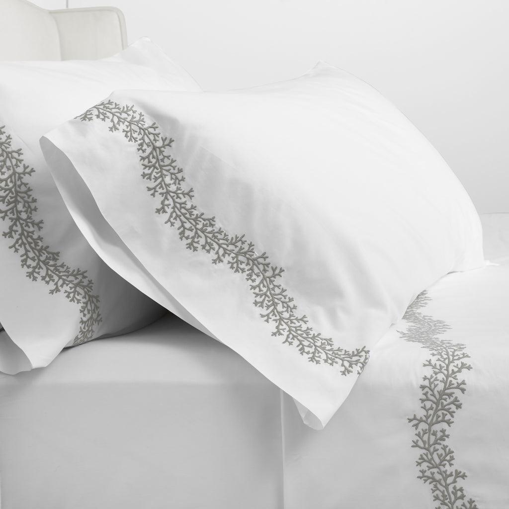 Marbella Embroidery Duvet Set - The Linen House