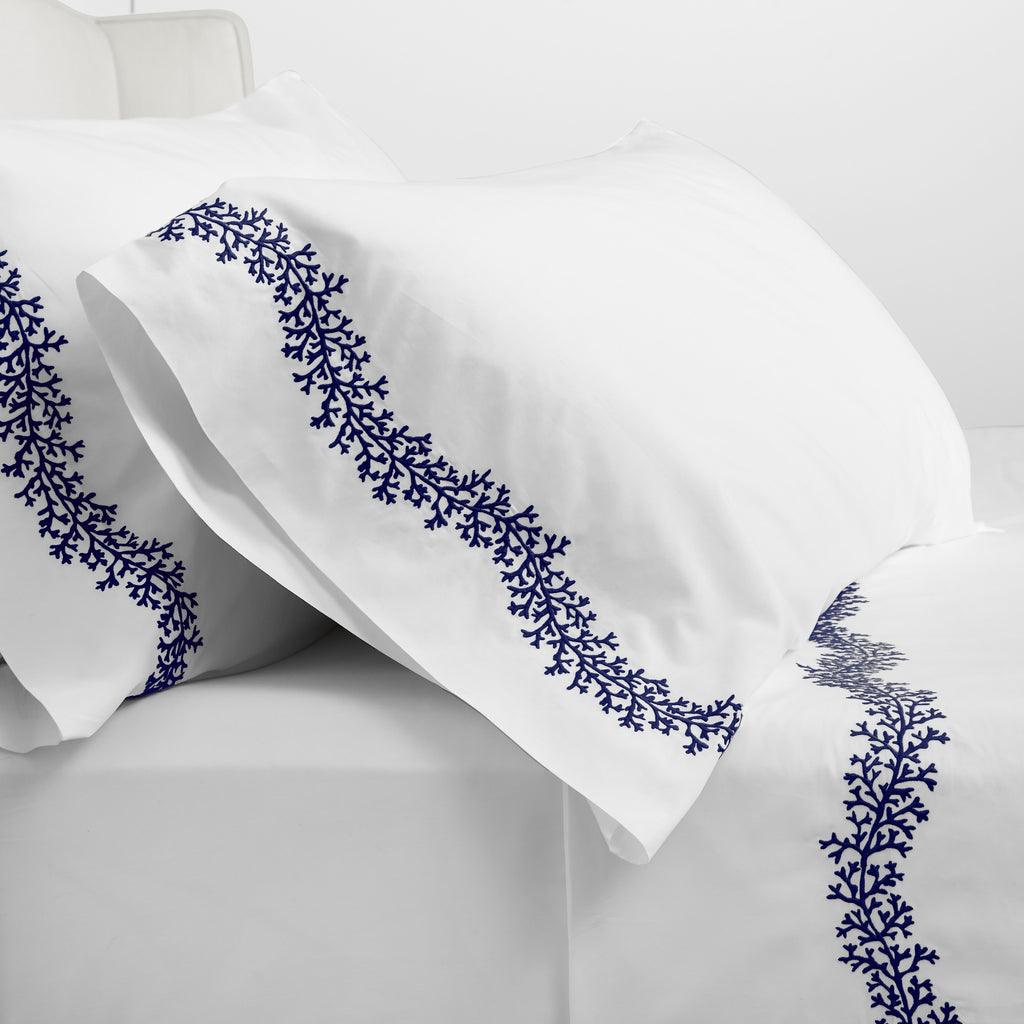Marbella Embroidery Duvet Set - The Linen House