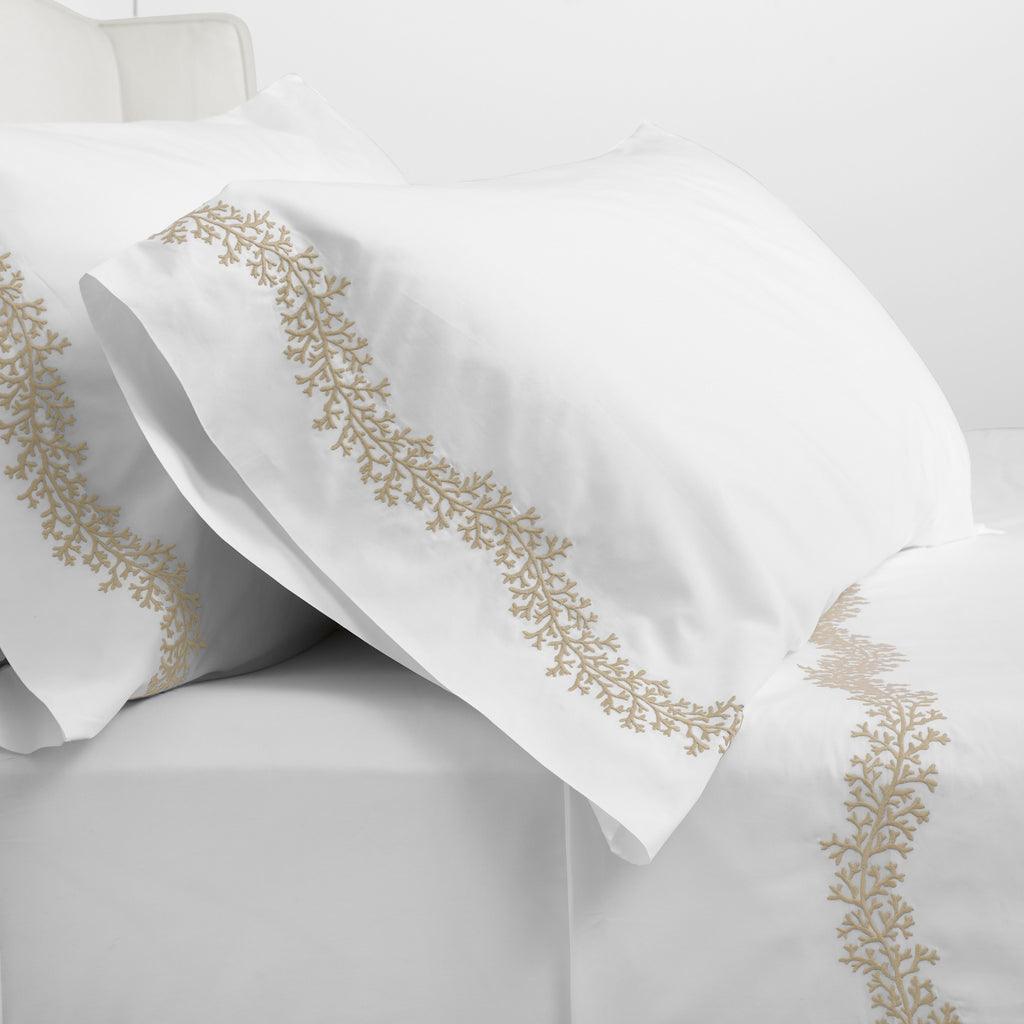 Marbella Embroidery Duvet Set - The Linen House