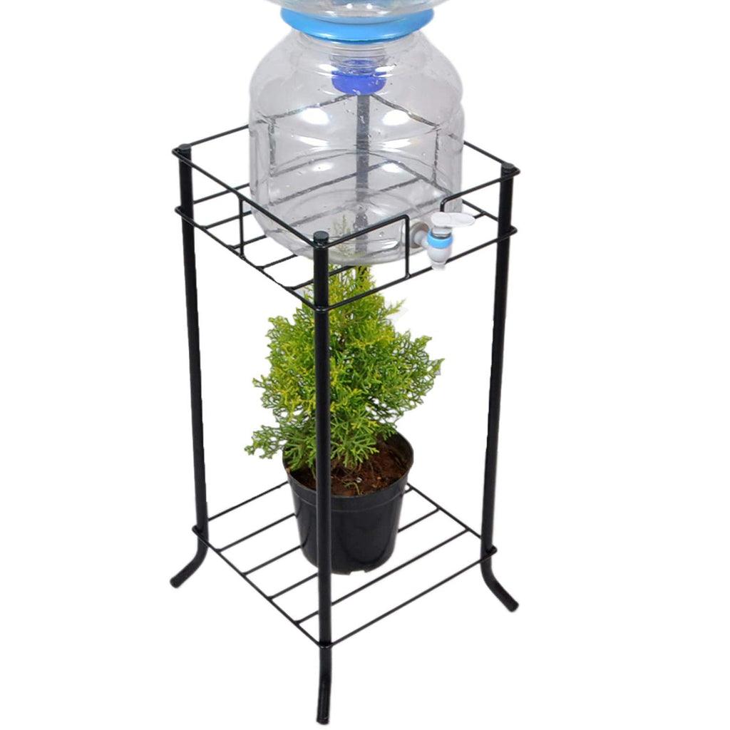Metal Water Bottle Dispenser Stand - The Linen House
