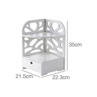 Makeup Floor Corner Organizer Rack - The Linen House