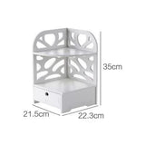 Makeup Floor Corner Organizer Rack - The Linen House