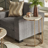 Gold Side Table - The Linen House