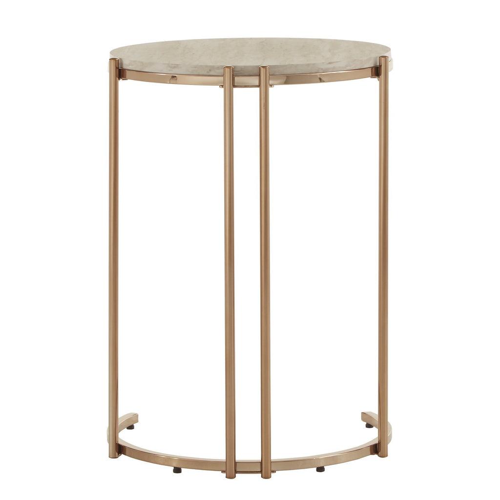 Gold Side Table - The Linen House