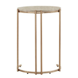 Gold Side Table - The Linen House