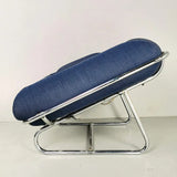 Blue Lounge Armchair - The Linen House