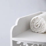 Glossy Pattern Bathroom Rack - The Linen House