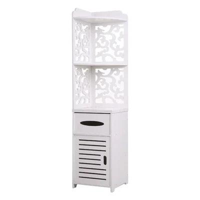 Glossy Pattern Bathroom Rack - The Linen House