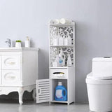 Glossy Pattern Bathroom Rack - The Linen House