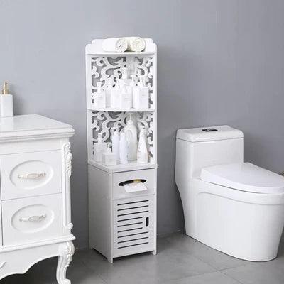 Glossy Pattern Bathroom Rack - The Linen House