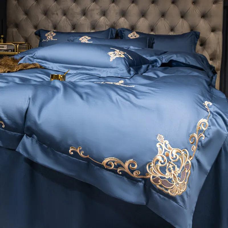 Elegant Embroidery Duvet Set - The Linen House