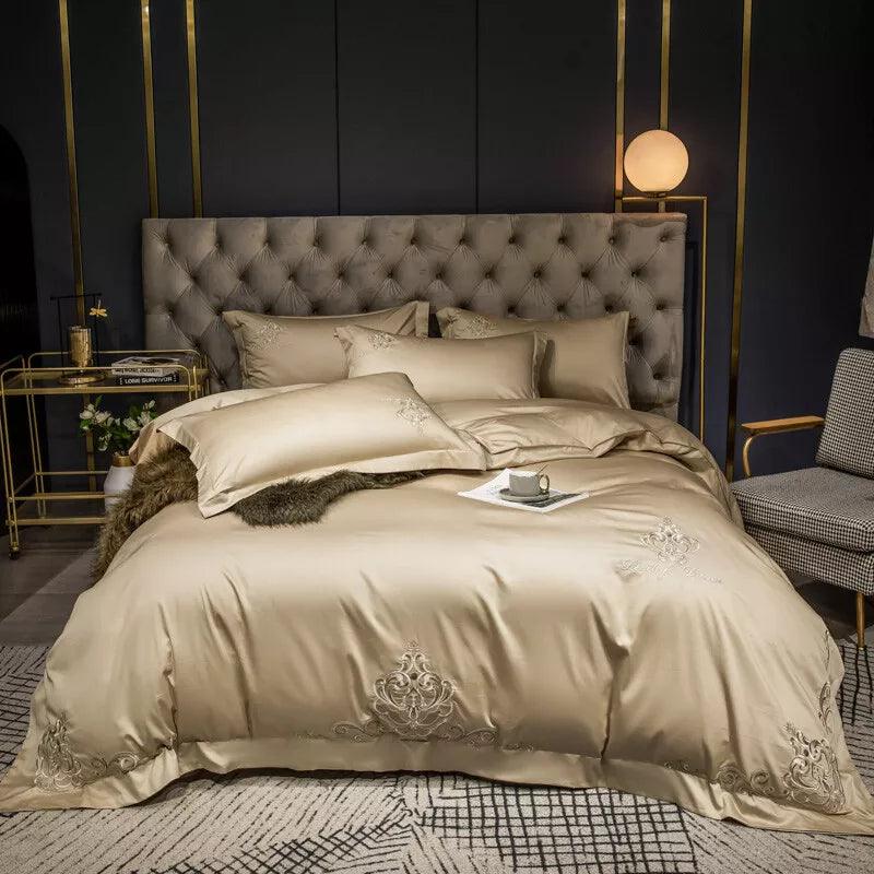Elegant Embroidery Duvet Set - The Linen House