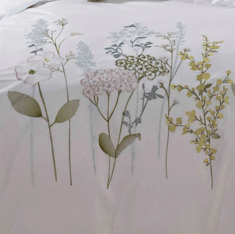 Spring Blossom Embroidery Duvet Set
