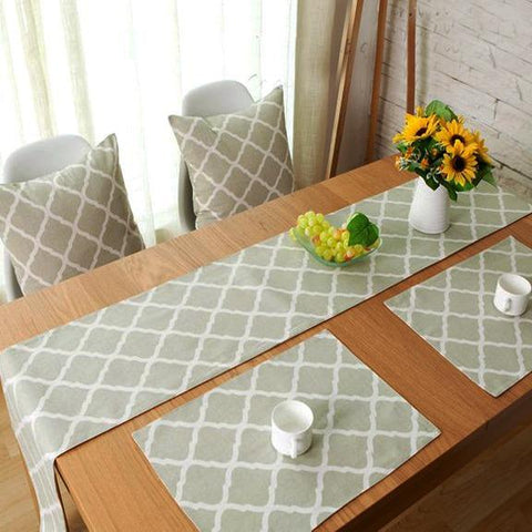 Table Runner (cotton duck) - The Linen House