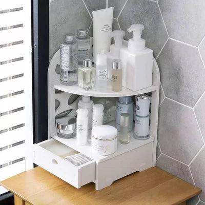 Makeup Floor Corner Organizer Rack - The Linen House