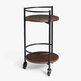 Round Bar Cart - The Linen House