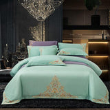Motive Embroidered Duvet Set - The Linen House