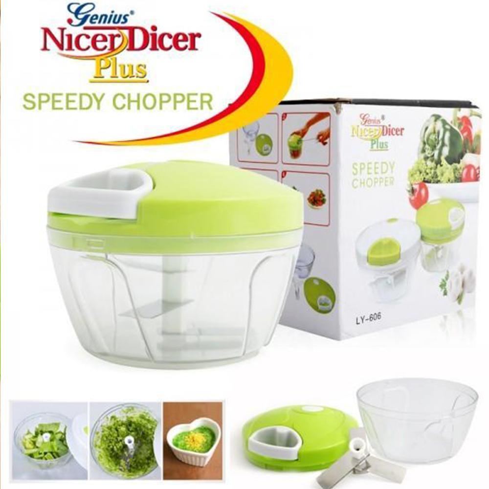 Nicer Dicer Vegetable Chopper Manual Hand Pull - The Linen House