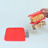 3 Pieces Acrylic Stack-able And Space Savvy Food Container Set - The Linen House