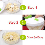 Nicer Dicer Vegetable Chopper Manual Hand Pull - The Linen House