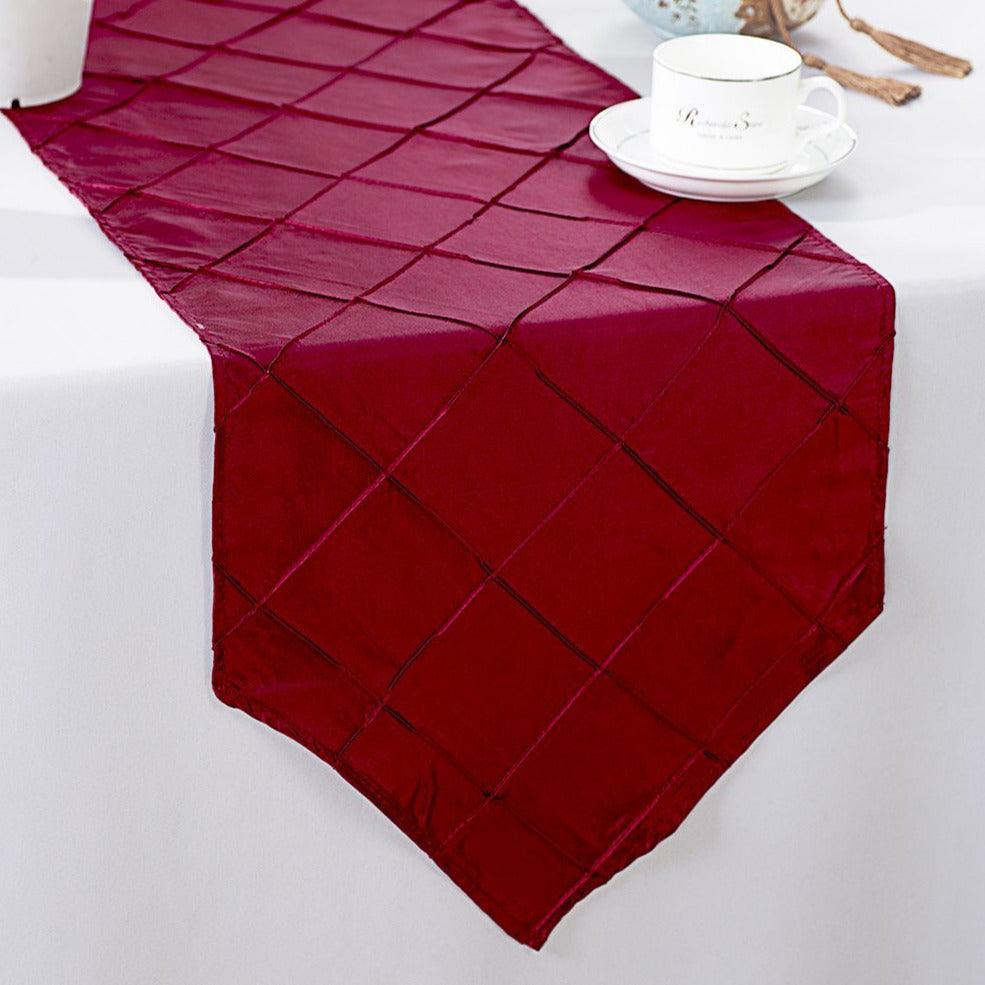 Table Runner (pinch pleate) - The Linen House