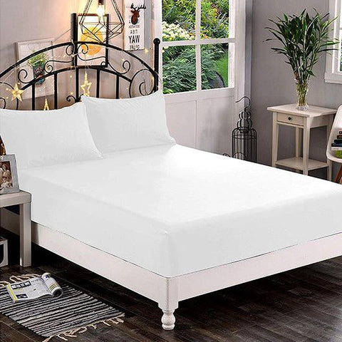 Fitted sheet (Ivory) - The Linen House