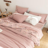 Plants Embroidery Duvet Set - The Linen House