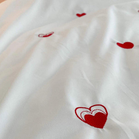 Embroidery Duvet Cover Set - The Linen House