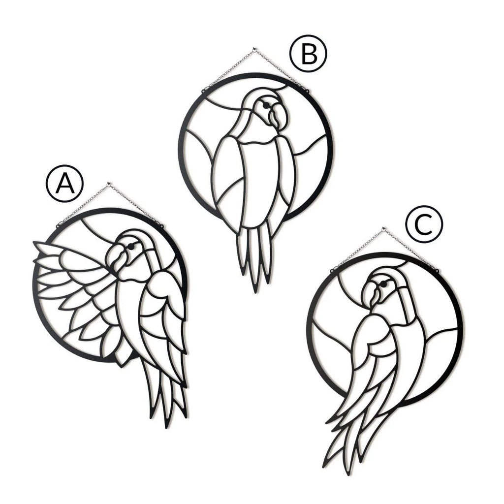 Parrots Metal Wall Decor - The Linen House