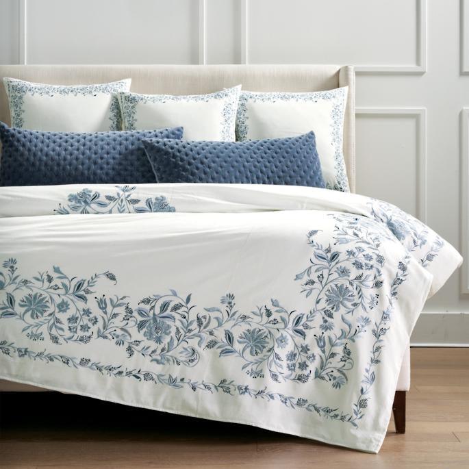 New Luxury Scrolling Floral Duvet Set - The Linen House