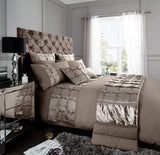 Luxury Bridal Duvet Set With Sequence - King with filling - The Linen House