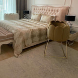 Velvet Tufted Bassinet - The Linen House