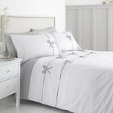 Milo Bow Duvet Set - The Linen House