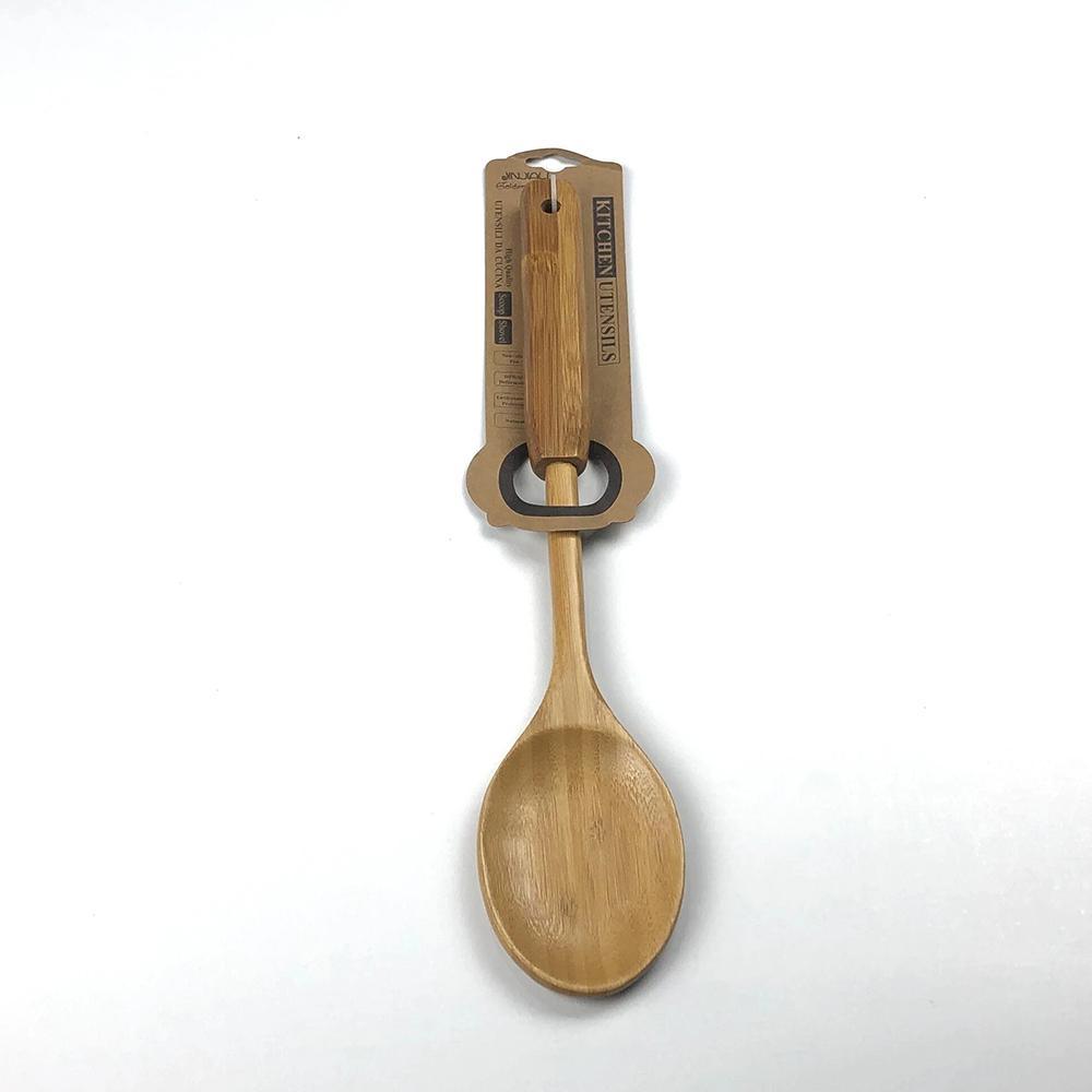 Wooden Cooking Spoons And Spatulas - Jinjiali Golden Bamboo - The Linen House