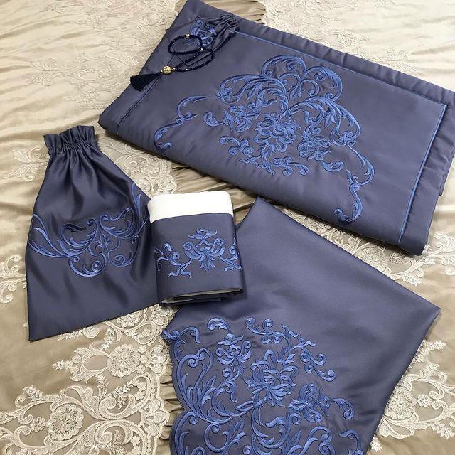 Embroidered Prayer Mat (3 piece set) - The Linen House
