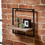 1 Tier Luxury Floating Shelves Wooden Wall - The Linen House