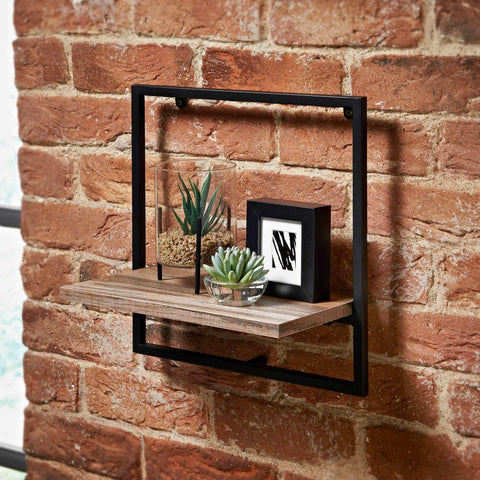 1 Tier Luxury Floating Shelves Wooden Wall - The Linen House