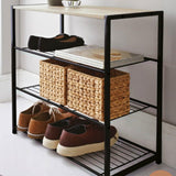 4 Tier Storage Shoes Rack - The Linen House