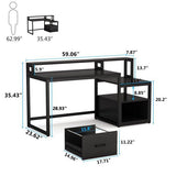 "Tribesigns Modern Desk Table